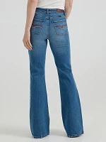 Women's Fierce Flare Embroidered Jean Ellis