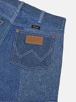 Wrangler x Beyond Retro Reworked Short Light Wash