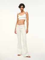 Wrangler + STAUD The Overall Knit Bra White