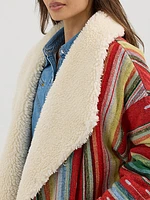 Wrangler x Lainey Wilson Sunburst Sherpa Coat Rodeo Ben