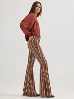 Wrangler x Lainey Wilson Clay Denay Stripe Bell Bottoms Henna