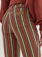 Wrangler x Lainey Wilson Clay Denay Stripe Bell Bottoms Henna