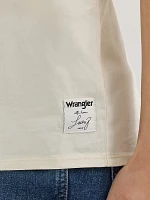 Wrangler x Lainey Wilson Hang Tight Tank Egret & Cathay Spice