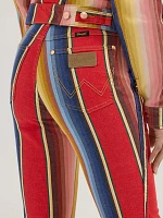 Wrangler x Lainey Wilson Rodeo Ben Stripe Bell Bottoms