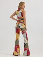 Wrangler x Lainey Wilson Printed Patchwork Bell Bottoms Sundown