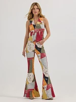 Wrangler x Lainey Wilson Printed Patchwork Bell Bottoms Sundown