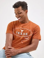 Men's Wrangler Collegiate Barb Wire T-Shirt University Of Texas