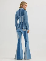 Wrangler x Lainey Wilson Patchwork Blazer Blue