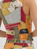 Wrangler x Lainey Wilson Printed Patchwork Vest Sundown