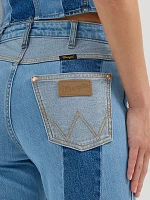 Wrangler x Lainey Wilson Patchwork Bell Bottoms Blue