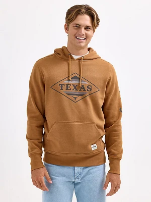 Men's Wrangler Collegiate Construction Pullover Hoodie University Of Texas