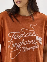 Women's Wrangler Collegiate Lasso Oversized Tee University Of Texas