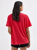 Women's Wrangler Collegiate Lasso Oversized Tee University Of Georgia