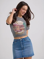 Women's Cowboy Boots Graphic Tee Pewter