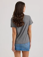 Women's Cowboy Boots Graphic Tee Pewter