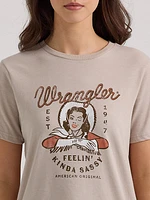 Women's Feelin' Sassy Graphic Tee Silver Lining