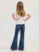 Girl's Wrangler x Lainey Wilson Baskin Blue Bell Bottoms Wash