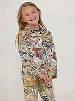 Girl's Wrangler x Lainey Wilson Life of Trucker Jacket Storyteller Print