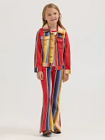 Girl's Wrangler x Lainey Wilson Rodeo Ben Stripe Jacket