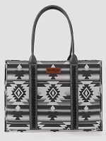 Southwestern Print Canvas Wide Tote in