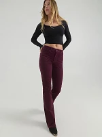 Women's Corduroy Bold Bootcut Jean Winetasting