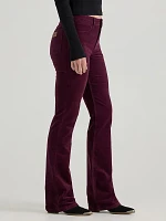 Women's Corduroy Bold Bootcut Jean Winetasting