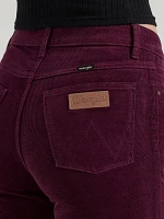 Women's Corduroy Bold Bootcut Jean Winetasting