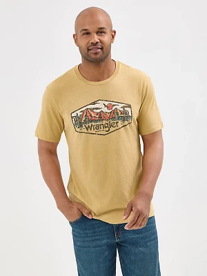 Men's Desert Scene Graphic T-Shirt Antelope