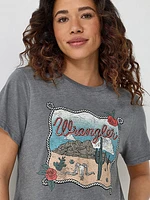 Women's Rope Desert Graphic Tee Asphalt