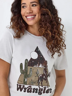 Women's Desert Adventure Graphic Tee Lunar Rock