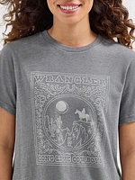 Women's Cowboys Eclipse Graphic Tee Pewter