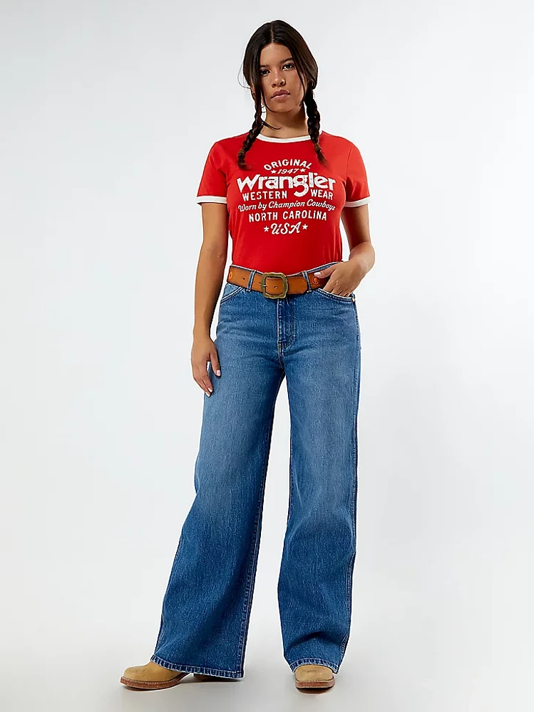 Wrangler® x PacSun Women's Low Rise Baggy Jean Carolina