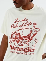 Wrangler® x PacSun Men's Graphic T-Shirt Marshmallow