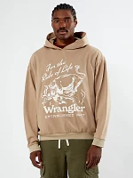 Wrangler® x PacSun Men's Graphic Hoodie Dune