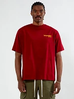 Wrangler® x PacSun Men's Graphic T-Shirt Biking Red