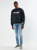 Wrangler® x PacSun Men's Logo Sweatshirt Washed Black