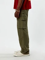 Wrangler® x PacSun Men's Relaxed Cargo Pant Pine Green