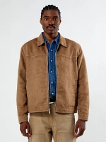 Wrangler® x PacSun Men's Faux Suede Jacket Brown