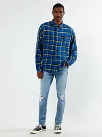 Wrangler® x PacSun Men's Flannel Shirt Wrangler Blue