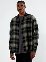 Wrangler® x PacSun Men's Flannel Shirt Deep Depths