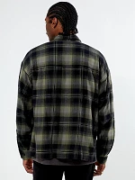 Wrangler® x PacSun Men's Flannel Shirt Deep Depths