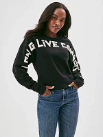 Women's Long Live Cowboys Crew Sweatshirt