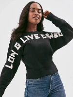 Women's Long Live Cowboys Crew Sweatshirt