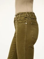 Wrangler + STAUD The Must Jean Sergeant Green