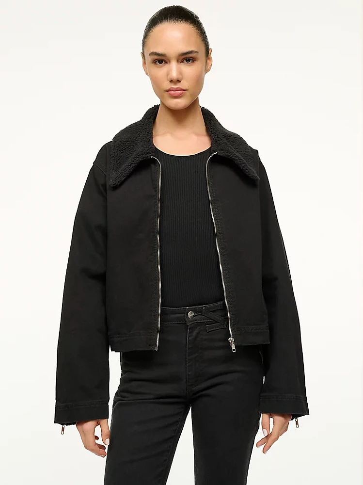 Wrangler + STAUD The Minimal Jacket Black