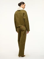 Wrangler + STAUD The Minimal Jacket Sergeant Green