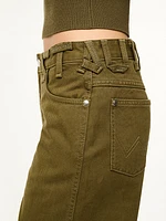 Wrangler + STAUD The Loose Jean Sergeant Green