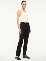 Wrangler + STAUD The Everyday Jean Black