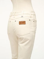 Wrangler + STAUD The Cropped Boot Jean Cream