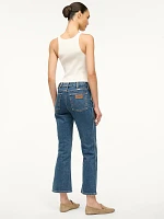 Wrangler + STAUD The Cropped Boot Jean Indigo